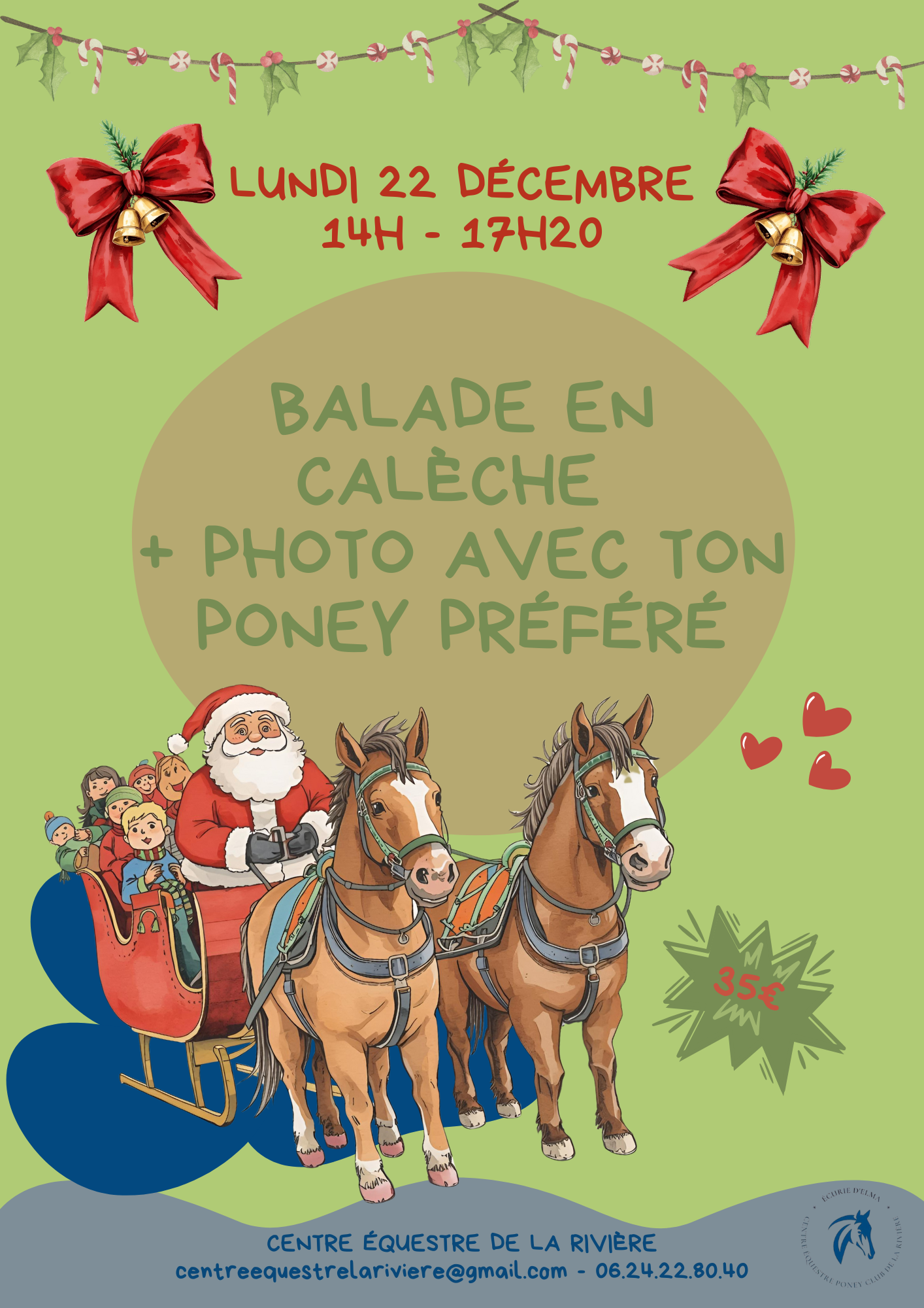 🎉 Balade en Calèche + Photo avec ton Poney Préféré !