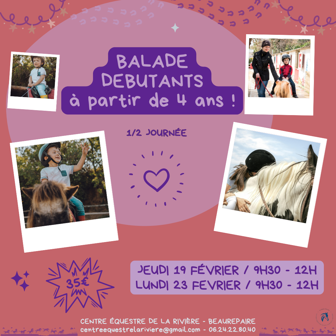 BALADE - Débutants - 4ans et +